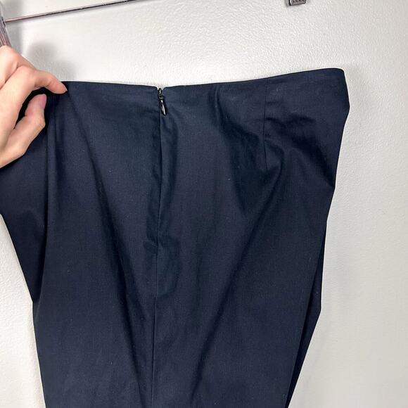 Lafayette 148 Pants Blue-Black Straight Leg Work Office Trousers size 10 Medium - Picture 4 of 6